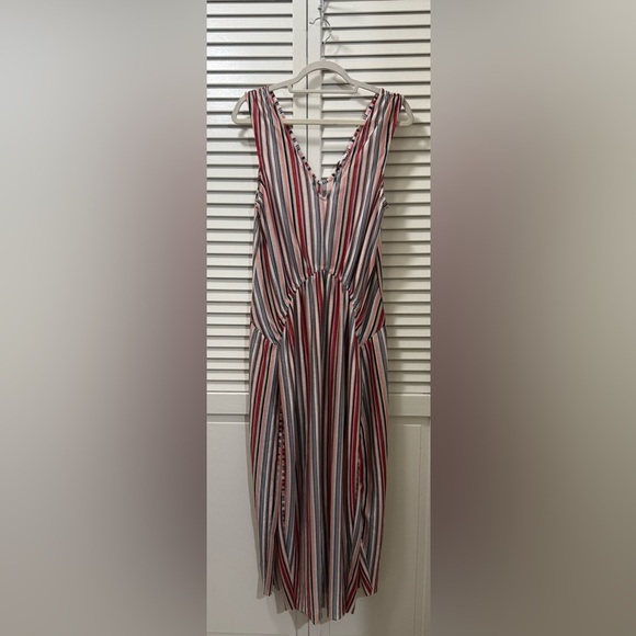 Zara Striped Maxi Coverup Dress - Picture 3 of 7